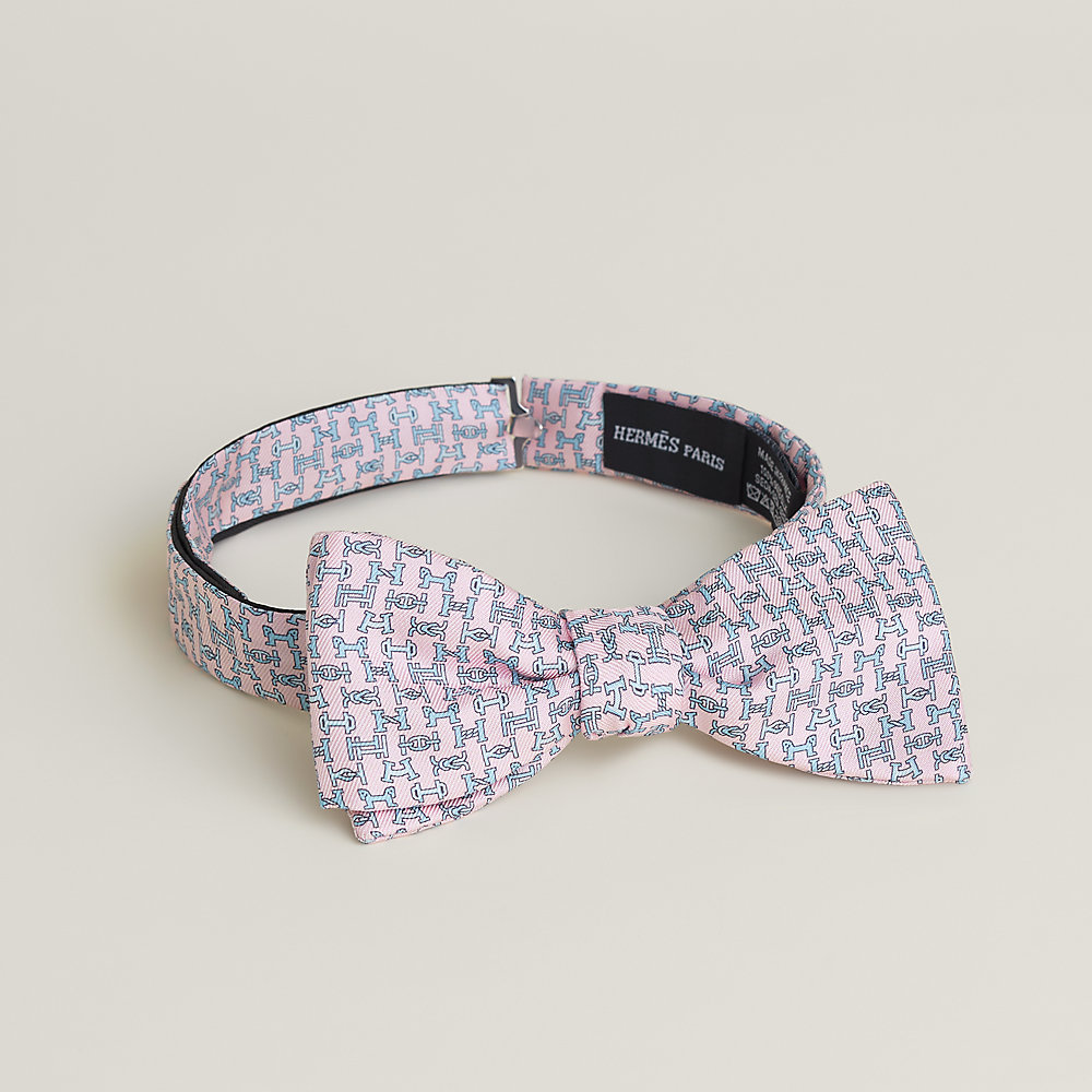 Nœud papillon Boucles en Vrac - Rose | Hermès Luxembourg